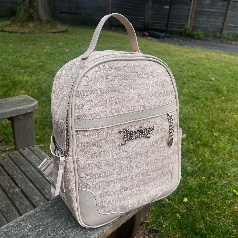 Juicy Couture Sandstone Heartless Logo Backpack